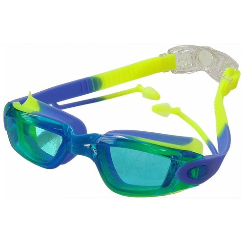 Очки для плавания E38885-3 взрослые мультиколор (сине/желтые)