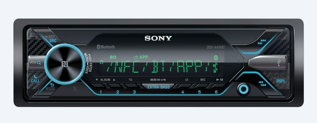 Автомобильный цифровой медиа-ресивер SONY DSX-A416BT