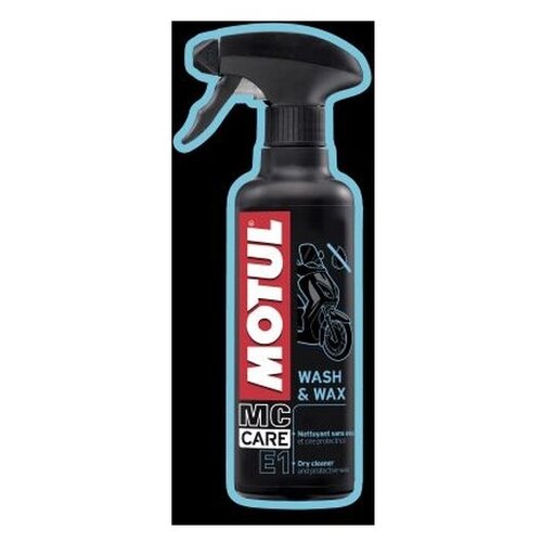 Очиститель MOTUL Е1 Wash & Wax 0.4 л