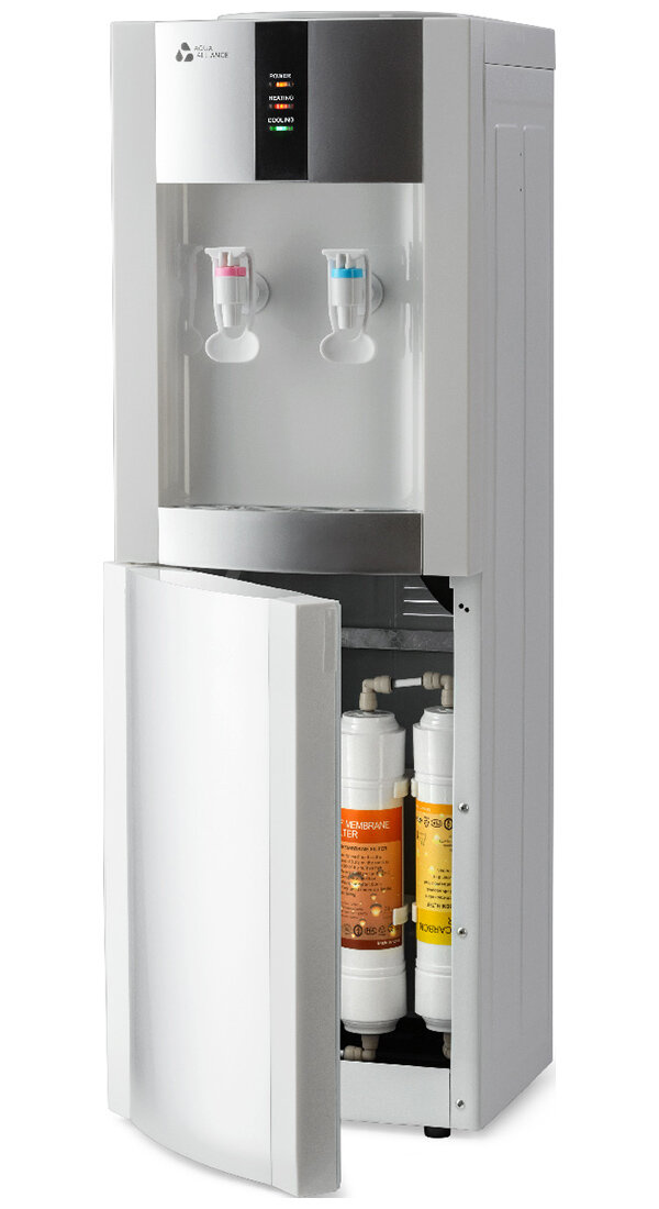 Пурифайер-проточный кулер для воды Aquaalliance H1s-LD (00447) white/silver