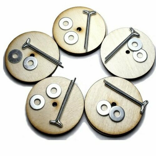 Крепления для суставов игрушек диски 20 шт по 5 см шайбы 20 шт шплинт 10 шт 512₽