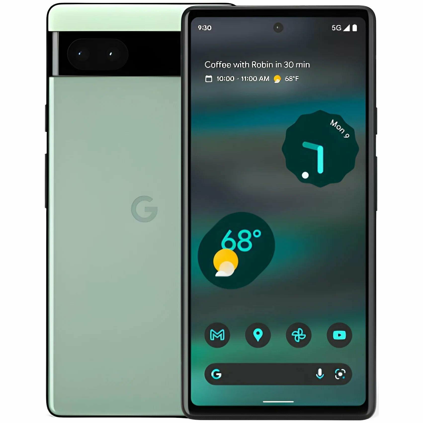 Смартфон Google Pixel 6A 6/128 Гб, US, зеленый