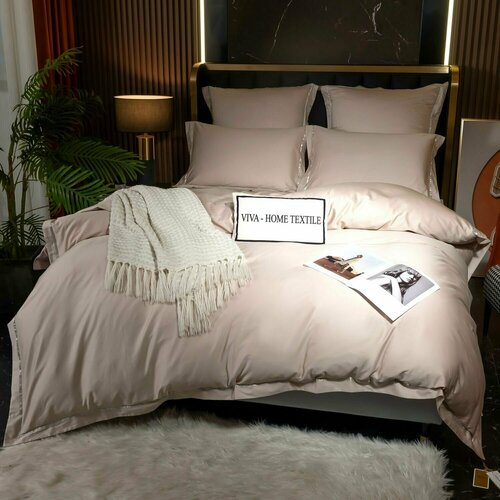 Комплект постельного белья, Мако-сатин, Евро, наволочки 70x70, 50x70