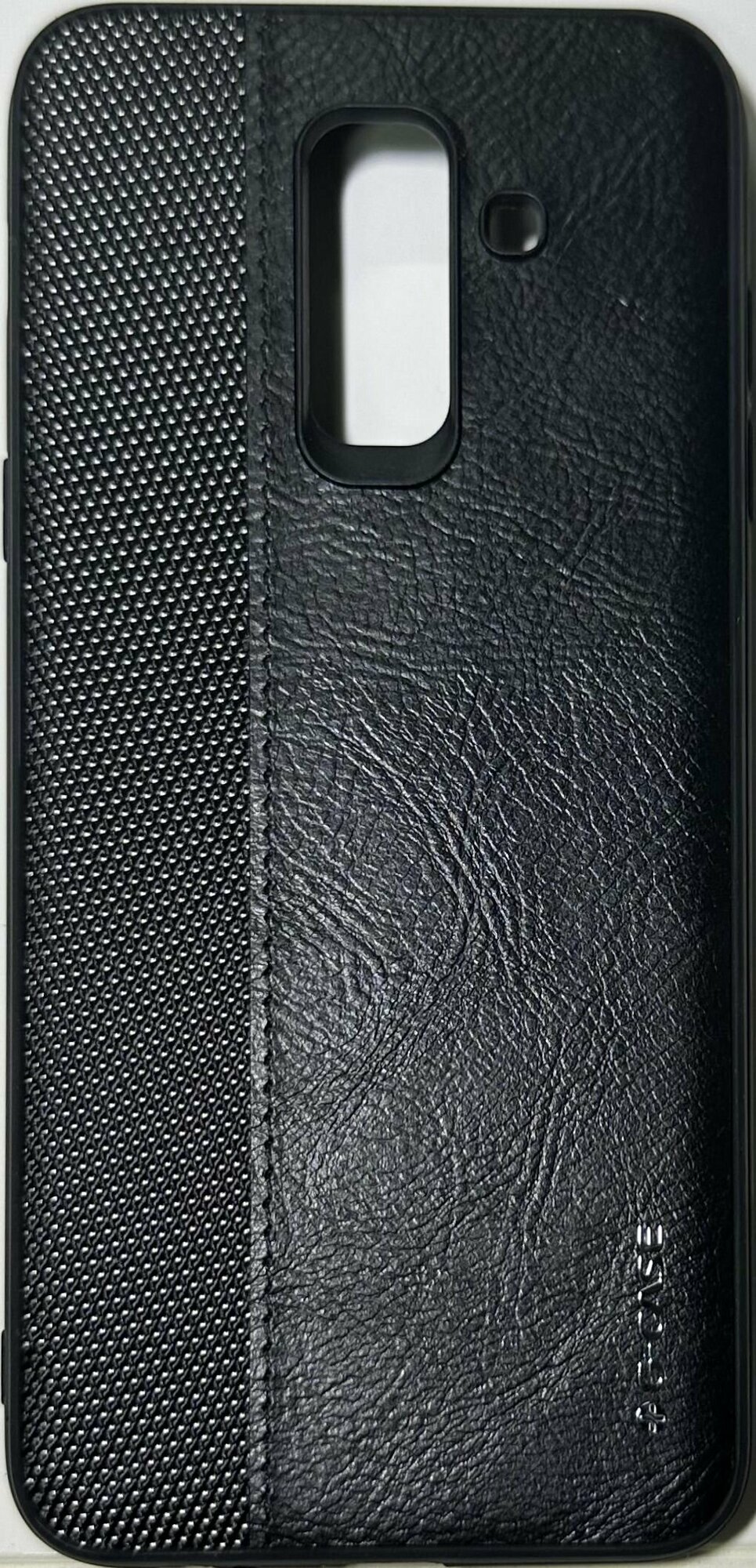 Чехол кожаный G-CASE Earl series для Samsung Galaxy A6+ 2018, черный