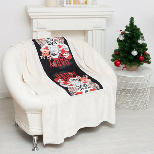 Подушка-плед Bad Santa подушка 40403 см плед 100150 см 100пэ 280 гм2 989₽