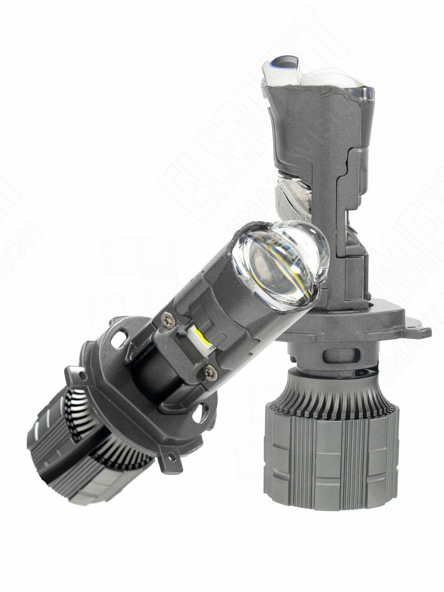 Светодиодные Лампы "X6" цоколь H4 (6000k) 50w (2 Шт)