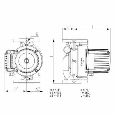 Циркуляционный насос IMP PUMPS GHNbasic II 50-190 F (979524576) - фотография № 2