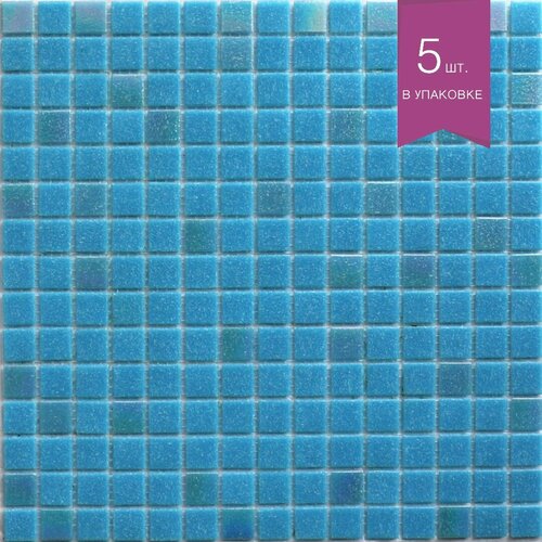 Мозаика стеклянная NS mosaic MIX29(сетка) 327х327 чип 20х20 уп 5шт