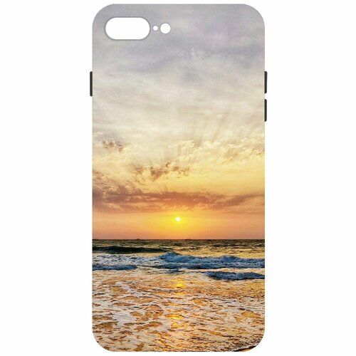 Чехол-накладка Krutoff Soft Case Индия, Пляжи Гоа для iPhone 7 Plus/8 Plus черный чехол накладка krutoff soft case индия пляжи гоа для iphone 15 plus черный