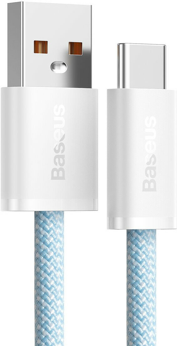 Кабель Baseus Dynamic Series Fast Charging Data Cable USB to Type-C 100W 1m Blue (CALD000603) — фото 1