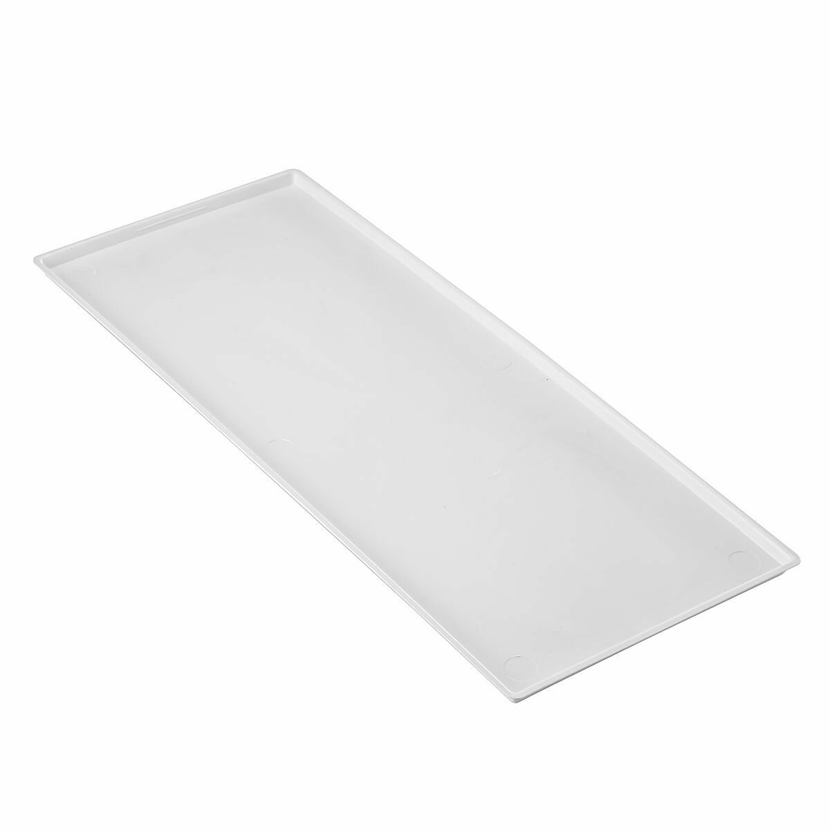 Поддон для встраиваемой сушилки посуды для кухонных шкафов шириной 80 см пластик 760х220х10мм белый