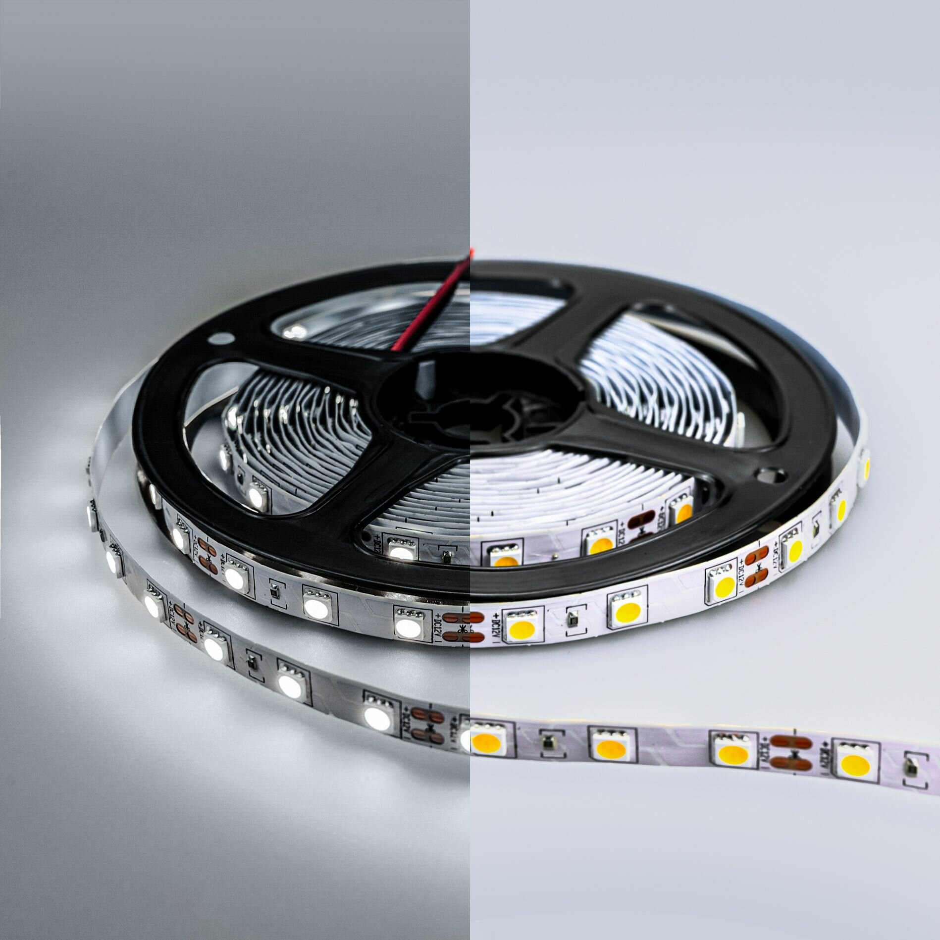 Светодиодная лента в блистере LUX "Eleganz 12В" 14,4 Вт , 60 LED, IP20 холодный белый, 15м