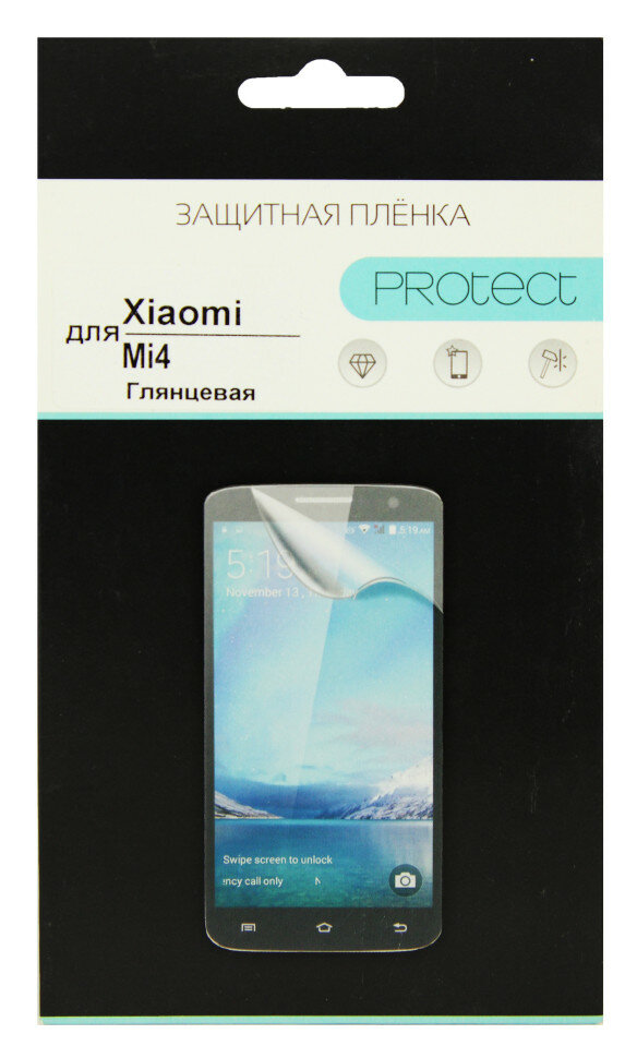 Пленка защитная Protect для Xiaomi Mi4 глянцевая