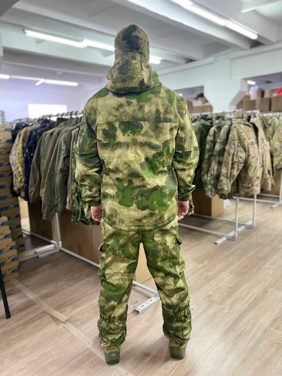 Костюм горка 6 флис осень-зима торнадо мох — фото 1