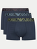 Набор мужских трусов хипсов 3в1 темно-синие Emporio Armani 111357_4F726 64135 M ...