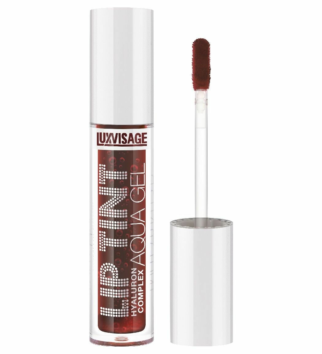 Тинт для губ Lip Tint Aqua Gel Hyaluron Complex, с гиалуроновым комплексом тон 06, 3,5 г, LUXVISAGE — фото 1