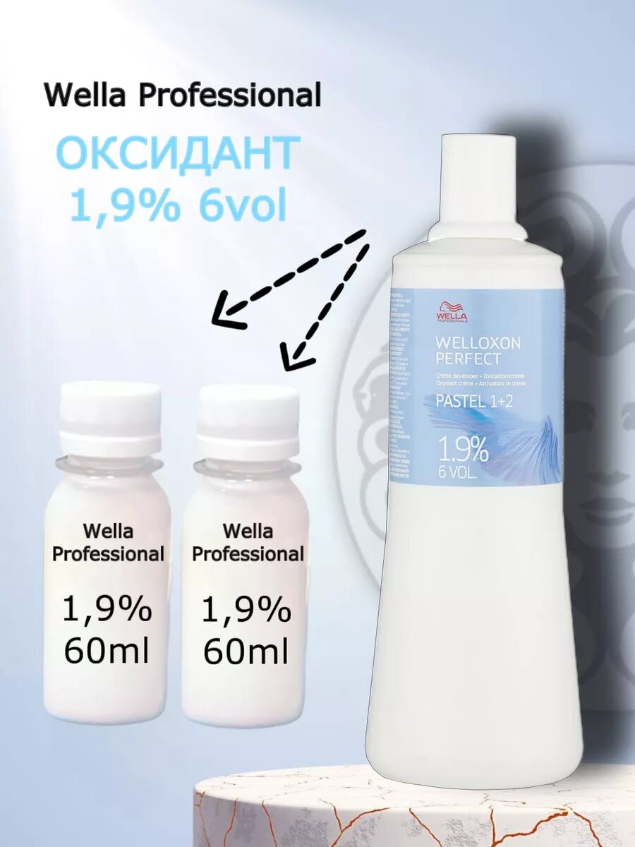 Окислительная эмульсия WELLOXON PERFECT 1,9% 60мл+60мл