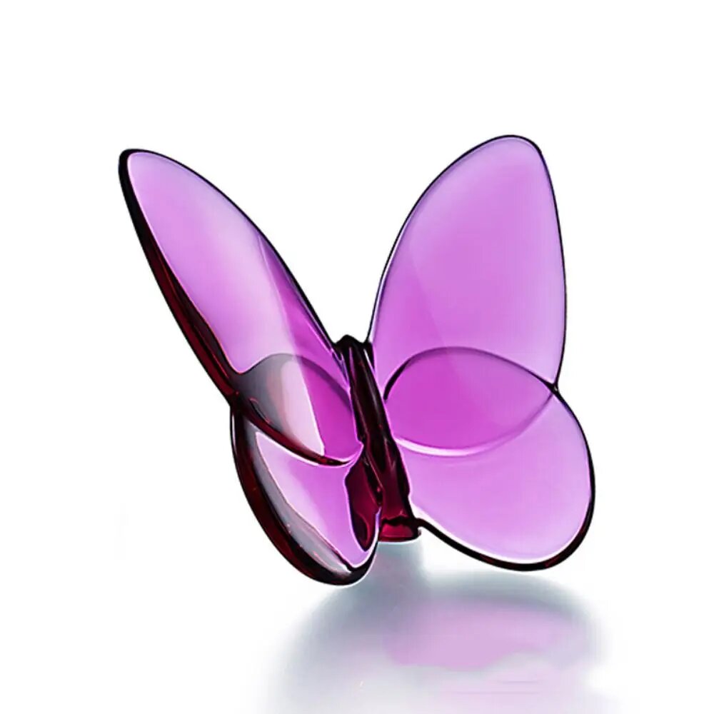 Многоцветные хрустальные фигурки бабочек Фиолетовый, Purple-S
