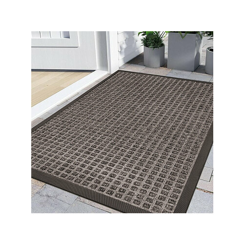 Грязезащитный ворсовой ковер Премиум — класса «Guzzler», коричневый, 60х90х1см