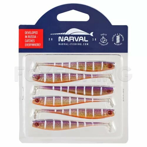 Силиконовая приманка Narval Skinny 8см. #031 6шт.