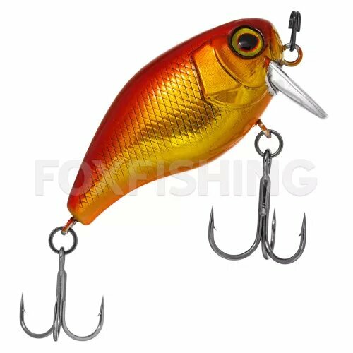 Воблер Jackall Chubby 41мм. SSR 5,7гр. до 0,1м. hl red & gold floating