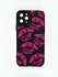 Силиконовый чехол с рисунком поцелуев для iPhone 12 Mini — стиль и нежная защита...