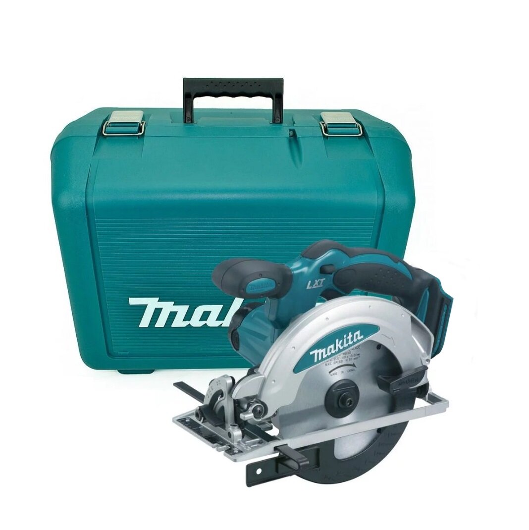 Аккумуляторная дисковая пила Makita DSS610Z голубой/серебристый без АКБ И З/У в Кейсе