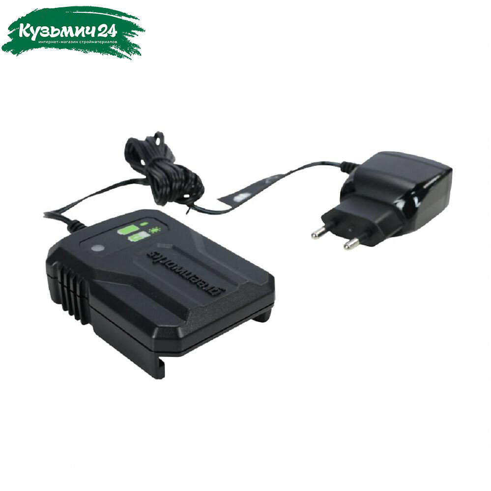 Устройство зарядное Greenworks G40UCM2M 40В 2А Для аккумуляторного инструмента и садовой техники