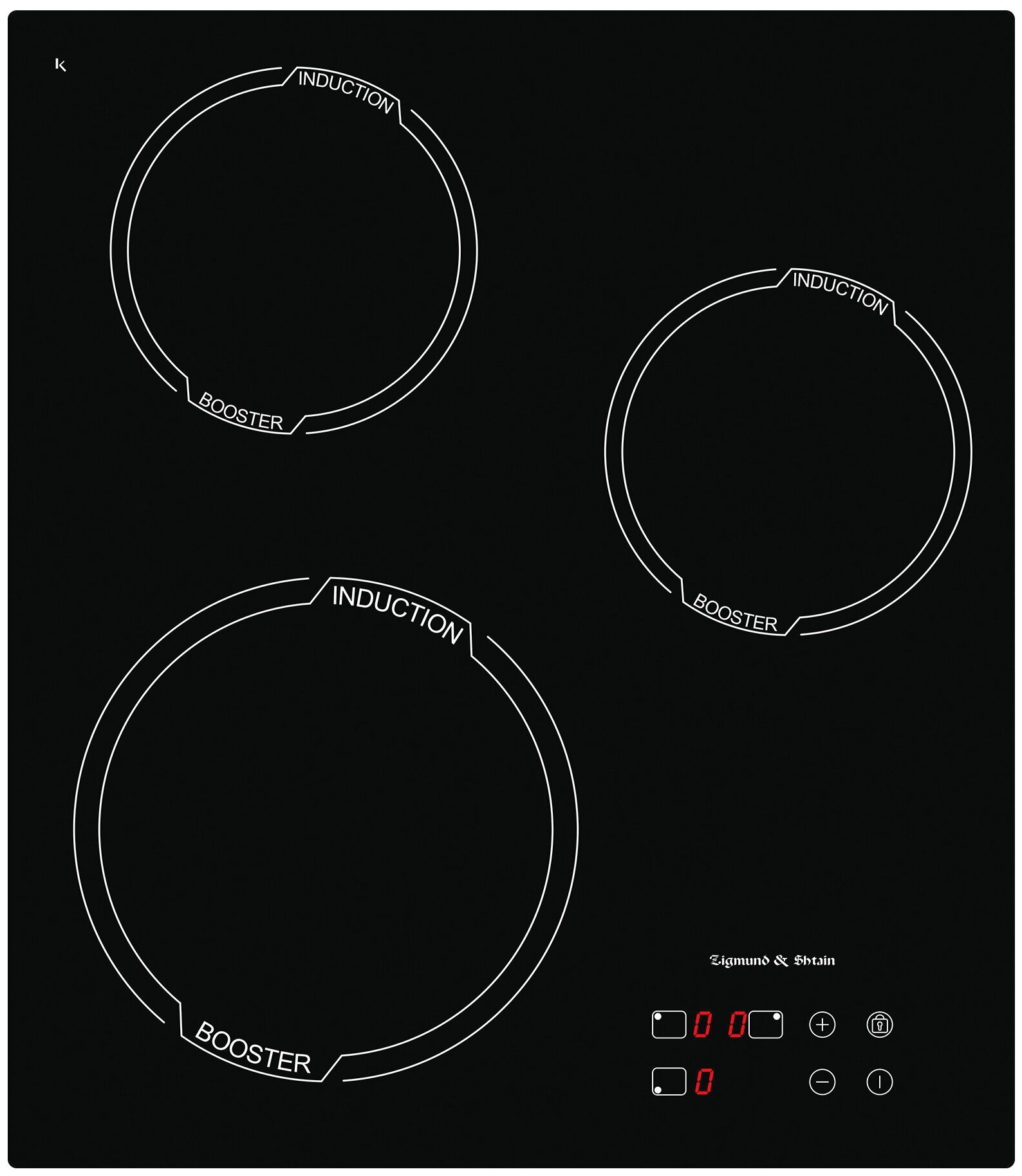 Индукционная варочная панель электрическая Zigmund&Shtain CIS 029.45 BX