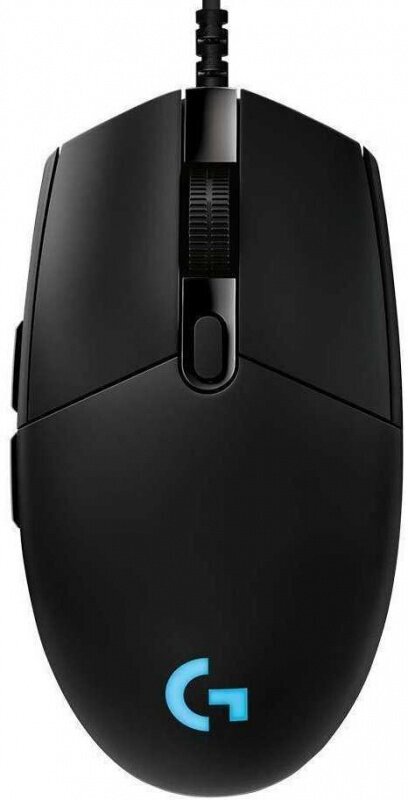 Мышь Logitech G PRO Hero черный оптическая (25600dpi) USB2.0 для ноутбука (6but)