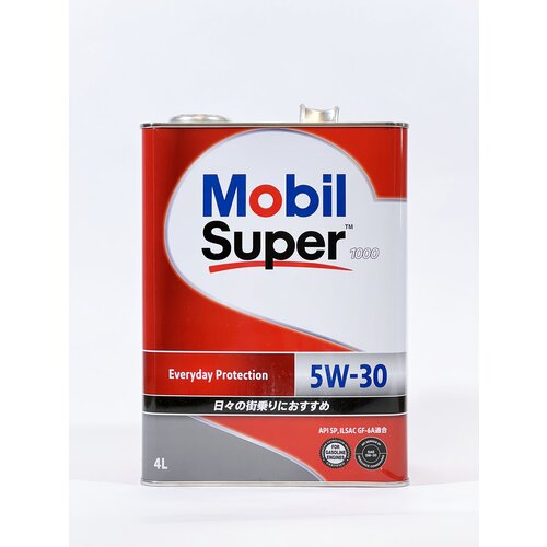 Минеральное моторное масло MOBIL Super 1000 5W-30 SP 4л (япония)