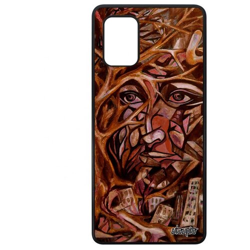 фото Чехол на мобильный galaxy a71, "взгляд" женский женщина utaupia