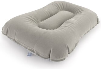 Надувная подушка Bestway 67121 Flocked Air Pillow (42х26х10см) серый