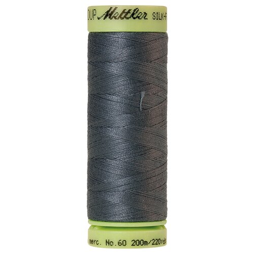 Нить для машинного квилтинга SILK-FINISH COTTON 60, 200 м 100% хлопок 0853 Quiet Shade ( 9240-0853 )