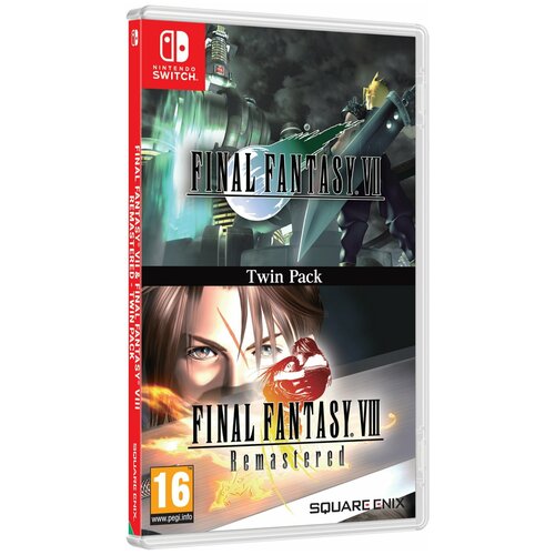 Игра Final Fantasy VII & Final Fantasy VIII Remastered Twin Pack для Nintendo Switch, картридж