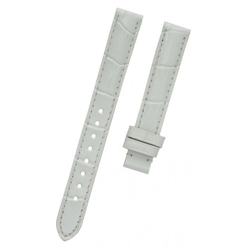 фото C610011385 белый кожаный ремешок, имитация крокодила, 13/12, без замка, для часов certina ds prime c004.310, c004310a