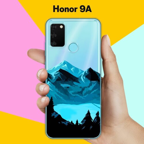 Силиконовый чехол Горы и озеро на Honor 9A силиконовый чехол горы озеро лодка на honor 30 хонор 30