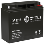 Аккумуляторная батарея Optimus OP 1218 12В 18 А·ч - изображение