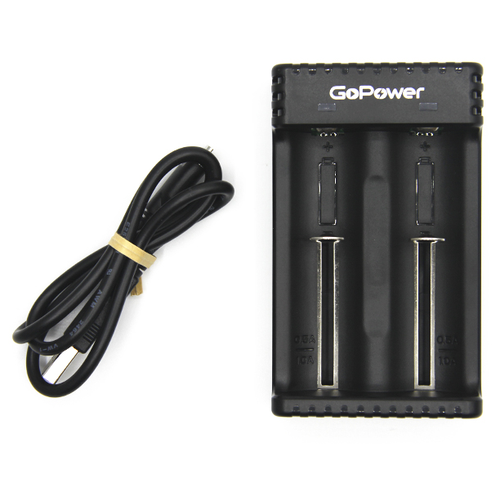 Зарядное устройство для аккумуляторов GoPower LiCharger 4 Ni-MH/Ni-Cd/Li-ion/IMR 2 слота