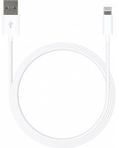 Кабель для Apple Lightning MFI Deppa 2м белый (72385)
