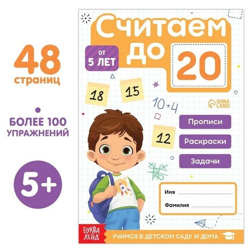 Книга «Считаю до 20», ФГОС до, 48 стр.