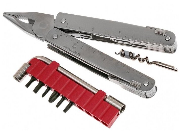 Мультитул Victorinox SwissTool X Plus Ratchet (3.0339.L) 115мм 40функций серебристый карт.коробка - фото №12