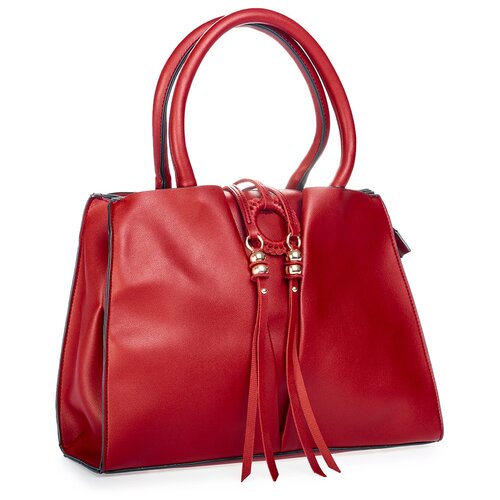 фото Сумка sefaro "арина", искусственная кожа, middle, красный.