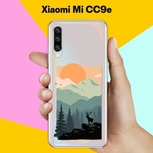 Силиконовый чехол Горы и лес на Xiaomi Mi CC9e силиконовый чехол на xiaomi mi 10s сяоми ми 10s горы арт 1 прозрачный