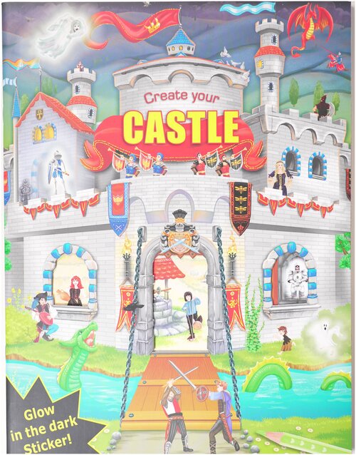 Альбом с наклейками Creative Studio Create Your Castle