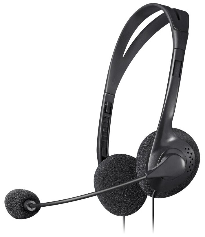Гарнитура Defender Aura 102 черный, кабель 1.8 м (63102)