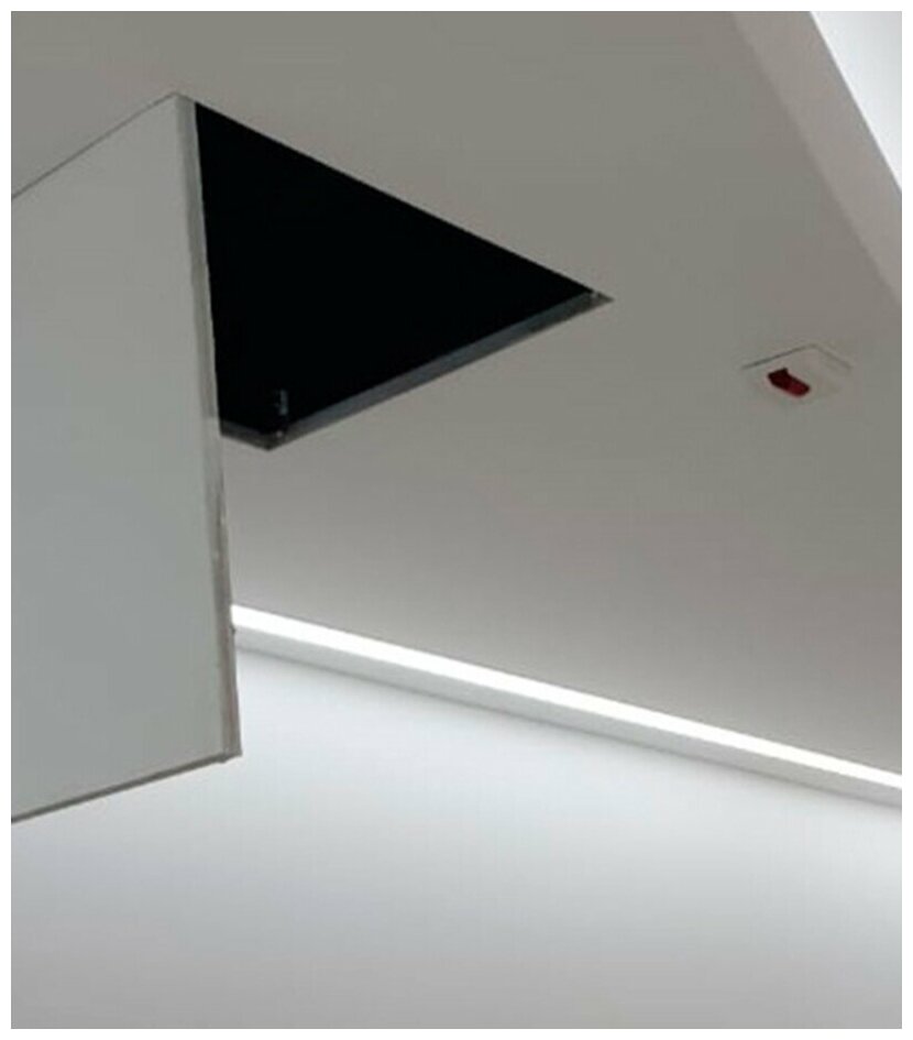 Люк ревизионный под покраску потолочный/настенный Хаммер Гиппократ алюминиевый 600х1200 мм скрытый нажимной - фотография № 2