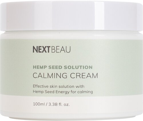 Успокаивающий крем с растительными маслами NextBeau Hemp Seed Solution Calming Cream