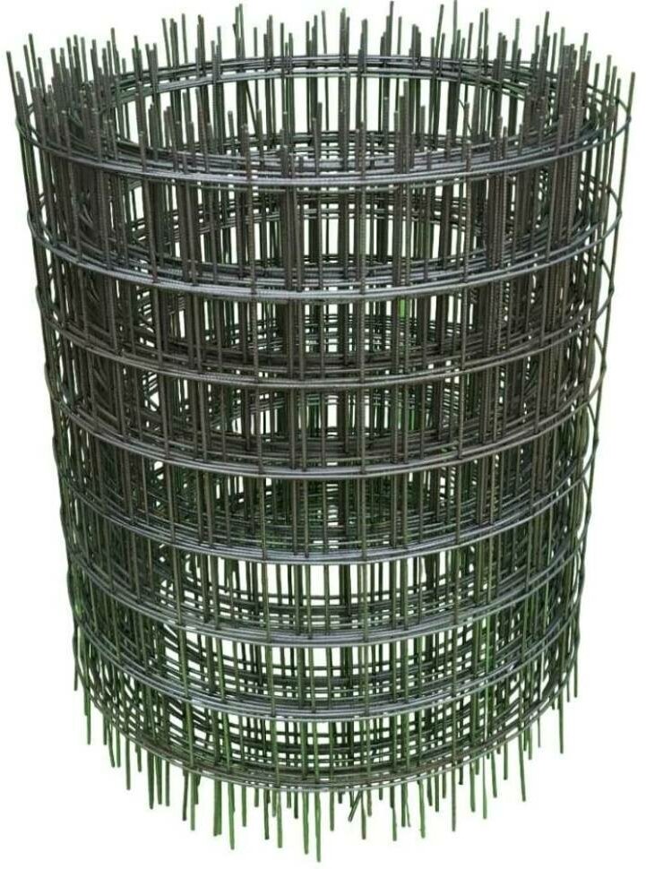 Кладочная сетка сетка алькор 50x50 мм диаметр 2,5 мм (рулон 0,5x15 м) 162503