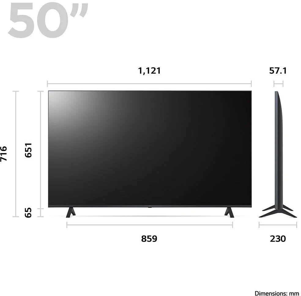 Телевизор LG 50UR78006LK. ARUB